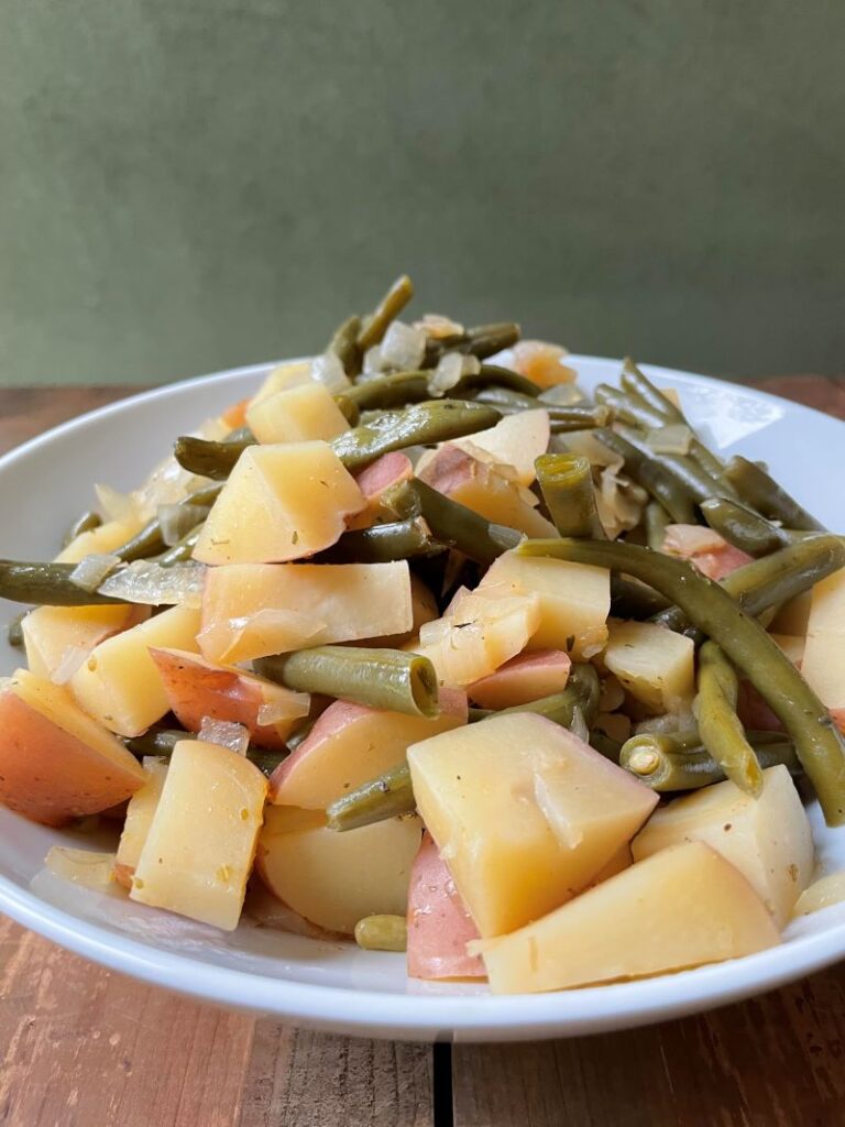 southern green beans and potatoes